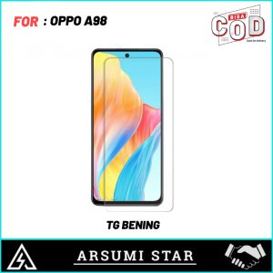 Paket 3in1 Tempered Glass Ceramic Matte Anti Spy  OPPO A98 Tg Anti Gores Pelindung Layar Ceramic Matte Anti Spy + Skin Camera + Garskin Carbon