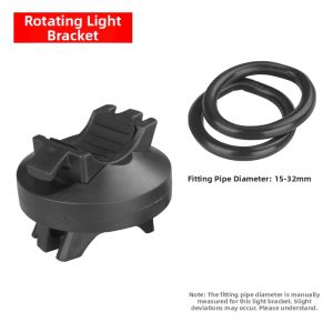 Rotatable Bicycle Light Mount