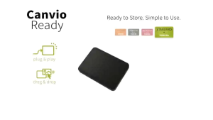 Toshiba Canvio Basics External Hard Disk 1TB/2TB Portable USB 3.0 External HDD for PC Laptop Mac OS