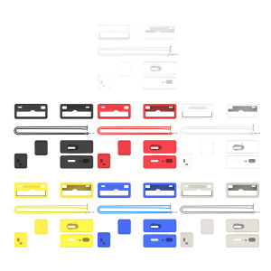 Vỏ silicon cho Kodak charmera máy quay móc chìa khóa Vỏ silicon mềm chống trầy xước với các lỗ mở chính xác trong màu sáng