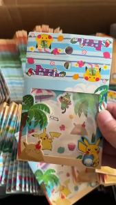 Bandai | Pokemon Tạp Chí Dán Anime Pikachu Eevee Psyduck Sổ Lưu Niệm Người Lập Kế Hoạch Trang Trí Người Hâm Mộ Đồ Chơi Quà Tặng Chính Hãng Bộ 1000 Chiếc Cho Nhật Ký Trang Trí