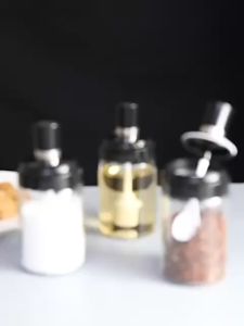 Lọ đựng gia vị thủy tinh có nắp thìa tiện lợi DN227