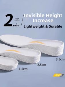 Height Increasing Invisible Comfortable Shock Absorbing Insoles