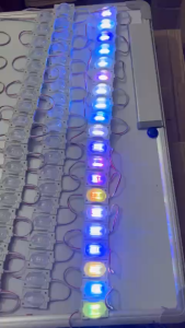 Dây led mắt trâu dây led ô tô dây led mắt vuông 20 mắt. Điện 12v và 24v (1 dây)