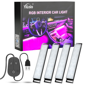 Đèn LED RGB Neon Đa Năng Cho Xe Hơi Điều Khiển Bằng Ứng Dụng Trang Trí Nội Thất Xe Địa Hình 4x4 SUV Đèn Viền Trang Trí Nội Thất Ô Tô