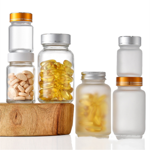 Food Grade Glass Bottle Medicine Box Sealed Partition Leak Proof for Oral Liquid Medicines Traditional Chinese Medicine Storage