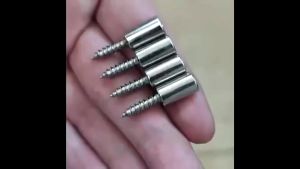 Screw Partition Bracket Self-tapping Screw with Rubber Sleeve Laminate SupportNCabinet Glass Nonslip Partition Nail