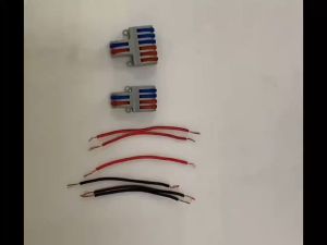 Lever Wire Connectors Quick Wiring Cable Connector Push-in Conductor Terminal Block (2 in 2 Out) 2 in 4 Out Quick Compact Assortment 2 in 6 Out Electrical Connector