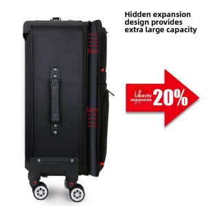 MLZH | Large Capacity Rolling Suitcase Oxford Fabric with Password Lock