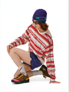 FPA | Color-block Striped Sporty Round-neck T-shirt
