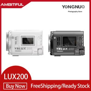 YONGNUO LUX200 YNLUX200 200W 2700K-6500K Bowens Mount Outdoor LED Light with Handle Power Adapter for Outdoor Video Shooting