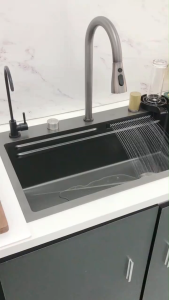Kitchen Sink 304 Stainless Ssteel Sink Set With 10 Accessories 3.0MM Thick Large Capacity Household Sink