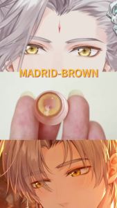 Eyeshare Gaya baru MADRID Softlens 1Pasang Halloween Lensa Kontak Warna Softlens Minus 0.0 use 12 Months