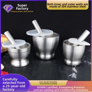 Stainless Steel Manual Garlic Crusher Masher