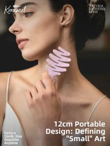KRRAMEL | Volumizing Portable Cushion Boar Bristle Brush