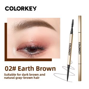 COLORKEY | Colorkey Ultra-Fine Waterproof Sweat-Resistant Eyebrow Gel Pen Womens Cosmetic Tool Double-Ended Eyebrow Pencil 443