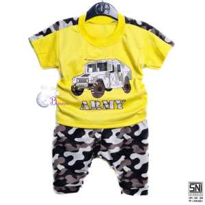 Baju Bayi Bobobam Tank Army Warna Setelan Anak Laki-Laki / Setelan Anak Harga Grosir