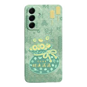 Ốp Lưng Silicon Chống Rơi Cho Samsung A56 5G Phong Cách Trung Hoa Cổ Điển Có Dây Đeo Phụ Kiện Điện Thoại Di Động Bền Bỉ
