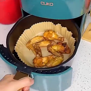 Air Fryer Disposable Tray Paper 50/100 Pcs | Oil Proof High Heat Resistant | Non-Stick | No Mess Cooking | SG Stocks