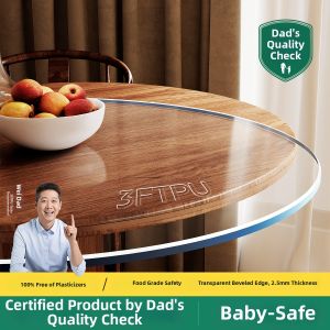 ZTION | Waterproof Oilproof Heat Resistant Easy-to-Clean Tablecloth 3FT