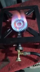 Dual Burner Gas Stove Heavy Duty Gas Range Furnace Camping Stove With Angle Steel High Power Heavy Duty Gas Furnace Portable Gas Stove Butane Outdoor Home Gas Stove