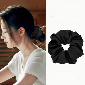Satiny Hair Ties for Women High Elasticity Bun Hair Bands No Damage to Hair Fashionable Hair Accessories Korean Style Fresh out