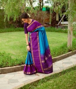 *LENIEMITHRAA*LICHI SILK BANARASI SAREE - READY STOCK