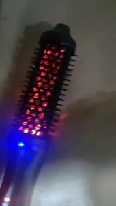 China Shipping [2025] New Foreign Trade Infrared Volumizing Comb Hair Styling Comb Straightening Comb Curling Comb Multi-Functional Curling Iron Electric Comb 317