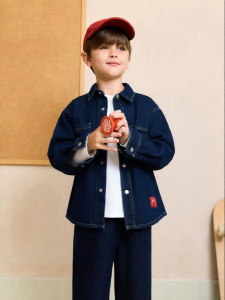 Marc&Janie | Comfortable And Versatile Children Denim Jacket Thick Shirt