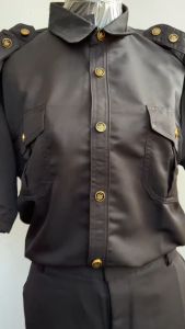 Seragam safari Baju safari Setelan safari security safari satpam Safari Lengan pendek