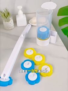 ☀️Life Core☀️ Disposable Silicone Toilet Brush Cleaner One Time Toilet Bowl Cleaning Tool Berus Pembersih tandas Silikon Disposable Silicone Toilet Brush One Time Toilet Bowl Cleaner Replaceable Berus Tandas Pakai Buang