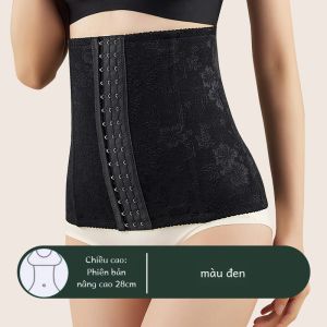 Định Hình Mạnh Mẽ Mỏng Sau Sinh Vòng Eo Thắt Lưng Bụng Chất Kết Dính Mùa Hè Mỏng Co Giãn Băng Thon Gọn Vòng Eo Quần Lót Hỗ Trợ