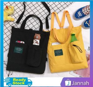 Jannah Beg Tangan Wanita Bahu Jinjing Silang ( Korean Sling Bucket Tote Shoulder Women Crossbody Bag Handbag ) 11R4
