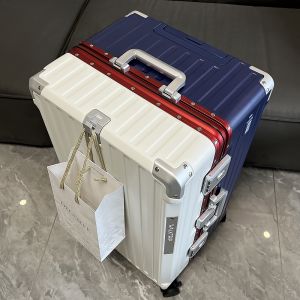 Thickened Aluminum Frame Luggage Bag with Four-Way Wheels Large Capacity 30 Inch Suitcase for Men And Women Travel Bag