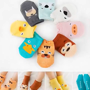 FYKS04 Kaos Kaki Bayi Motif Animal Kaos kaki Anak Karakter KaosKaki Anti Slip Baby Socks Animal