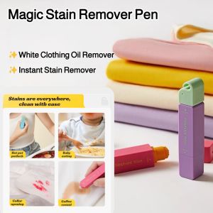 🎉Hot Sale🎉Magic Stain Remover Pen Portable Water-free Instant Stain Remover White Clothing Oil Remover Clothing Stain Remover Pen Emergency Stain Remover