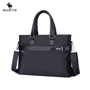 AUOTE Fashion Business Bag 14 - inches Laptop Bag Shoulder Bag Portable Cross Body Bag Large Capacity Handbag Waterproof Messenger Bag Travel Commuter Bags Leisure Bag