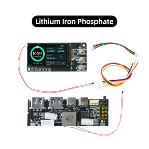 diymore | DIYmore PD 100W Power Bank Mainboard 3-5S Mô-đun Sạc Nhanh Hai Chiều Với Màn Hình Màu TFT 147 Inch Cho Thiết Bị Điện Tử