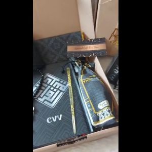 Hampers Al Quran Custom plus Sajadah Tasbih Hadiah Pernikahan Ultah Kado Gift Box Set Muslim / FREE Custom Nama / Executive 9in1