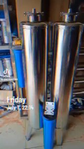 Hệ Thống Lọc Nước Phèn :Inox Dùng Van Mặt Bích (Lưu ý : Đơn giá/ 1 cột) . Đã có sẵn vật liệu lọc chỉ về lắp vào là dùng được ngay ạ