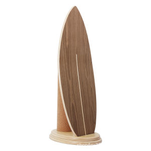 Jiaxun | Multi-function Balance Board for Training Surfing Yoga Fitness Indoor Use Walnut Wood
