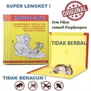 Lem Tikus Papan Jebakan Perangkap Tikus Super Lengket Mouse Glue Trap