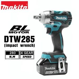 Makita | Makita DTW285 High Torque Impact Wrench Wireless Rechargeable Handheld Wrench 18V Lithium Battery Multifunctional Tool