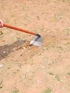 2025 New Eco Garden Garden Hollow Hoe Tool Steel Hardened Gardening Shovel Weeding Rake Digging Hoeing Vegetable Planting Loosening Tools Durable Hand-held