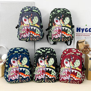 clu 2026 New Style Shark Mouth Backpack Stylish Versatile Large Capacity Student Schoolbag ulc