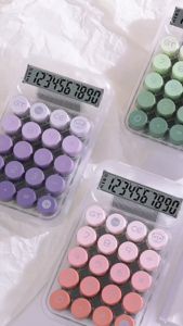 Gratis Semua - Kalkulator Warna Pastel / Aesthetic Desk Calculator