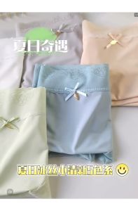Ice Silk Panty Women Seamless Panties Japan Solid Color Breathable Cotton Bottom Crotch Panties Women
