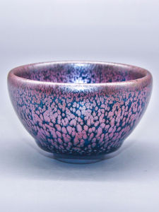 Red Oil Drip Chazan Tea Cup Owner Cup Ceramic Vintage Single Cup Ladies High End Dining Utensils Tea Set Pair  Style