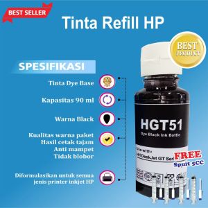 Tinta HP 680 682 678 802 803 704 703 46 Refill Best Quality