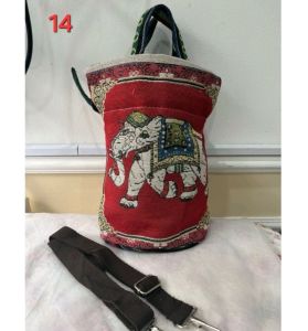 Tas Selempang Serut / Motif Bangkok / Handbag Kanvas / Bangkok Style